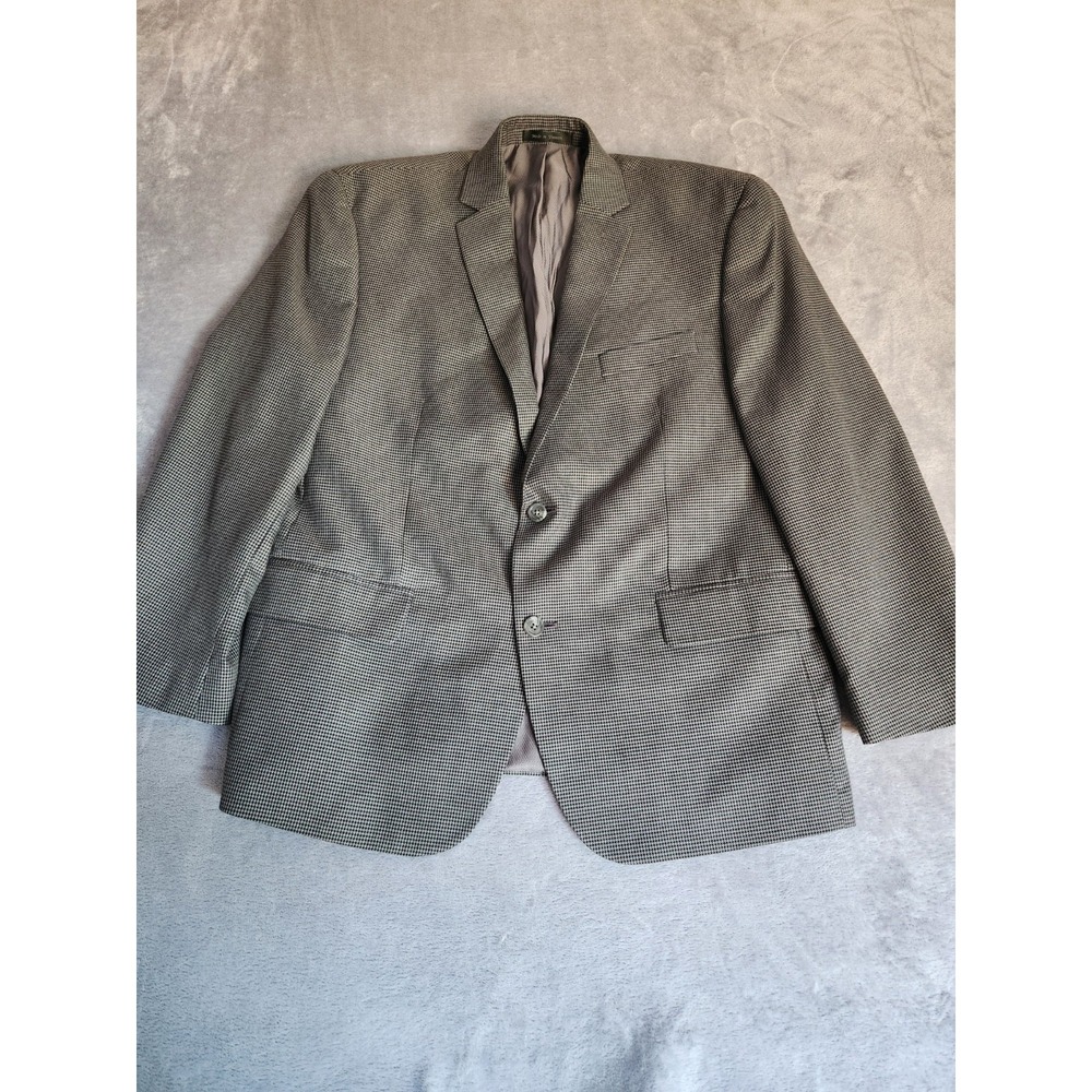 Michael Kors Sport Coat Men's 44s Houndstooth Two Button Jacket Suit Blazer 44